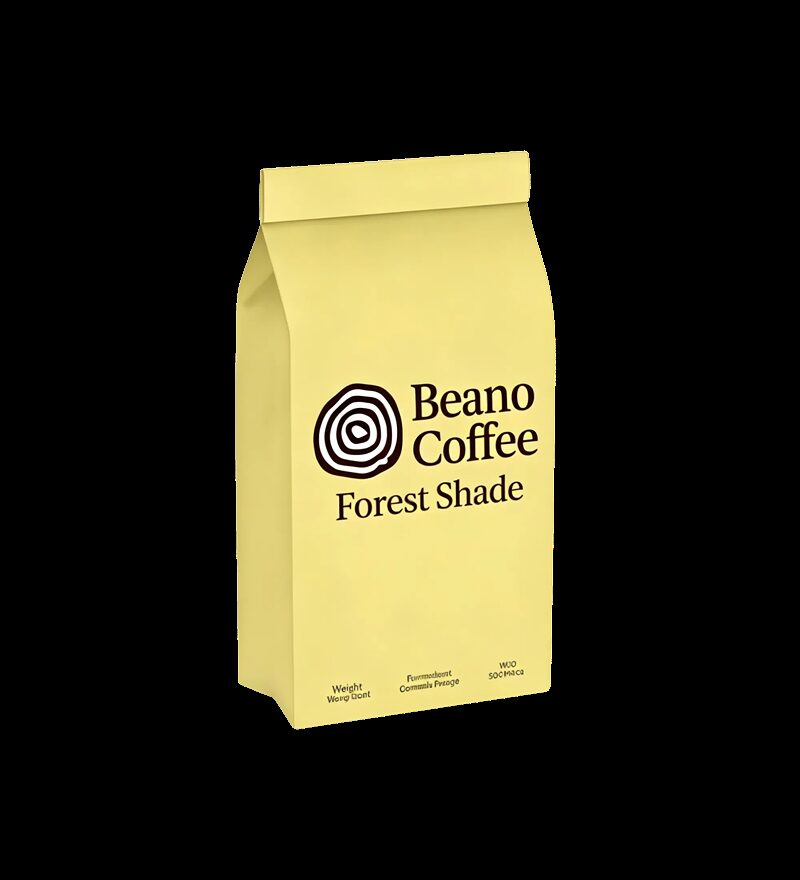 Forest Shade medium-dark roast coffee bag
